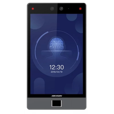 HIKVISION DS-K1T680DF-E1 8 MinMoe arcfelismerő beléptető vezérlő terminál; Mifare/Felicia/DESfire ká