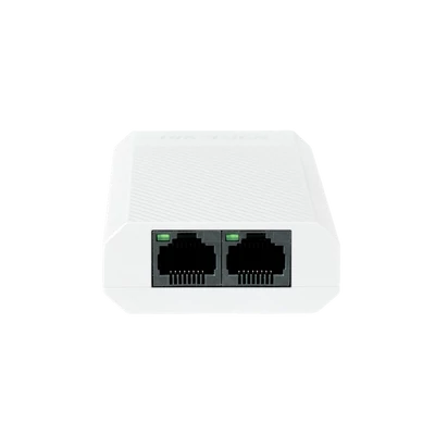 HIKVISION DS-3E0103DP-E/R 2 portos PoE elosztó, extender; 30 W; max. 200 méter; 2kV túlfeszültség védelem; beltéri