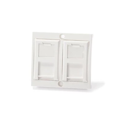 KELINE 601150 + KEJ-C5E-S-TL(2) Giga Modulo50, 2xRJ45/s, süllyesztett Legrand Valena kerethez redőnyös porvédővel, csatlakozóval