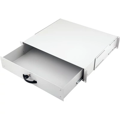 EQUIP EZD-2-G Rackszekrény kiegészítő - Cabinet Drawer, 2U, Grey