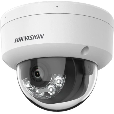 HIKVISION DS-2CD3161G2-LIUF (2.8mm) IP, Dóm kamera, 6MP, Fix objektív IR-Fehér LED 30m, SD fogl., mi