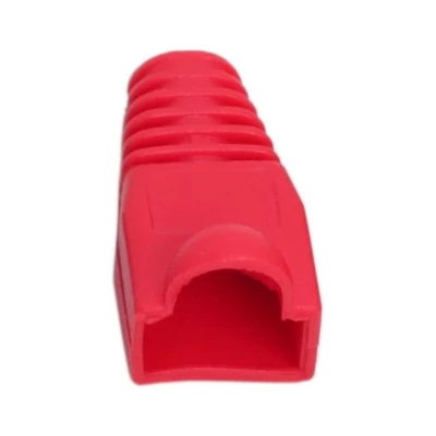 VEZ 05230PI-100 Törésgátló RJ45 csatlakozóhoz , piros, 100db/csomag