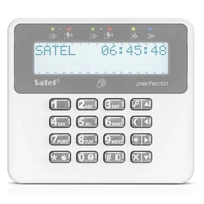 SATEL PRF-LCD-A2 Vezeték nélküli LCD kezelő PERFECTA 64 M központhoz