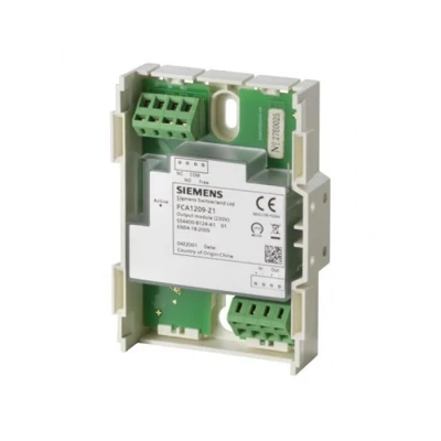 SIEMENS FCA1209-Z1 Cerberus FIT FC360 kimeneti modul; 230 VAC/5 A vagy 30 VDC/5 A