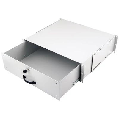 EQUIP EZD-3-G Rackszekrény kiegészítő - Cabinet Drawer, 3U, Grey