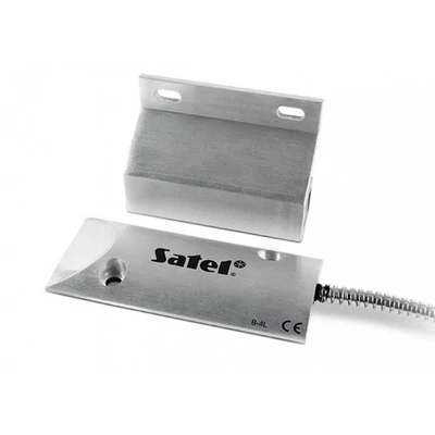 SATEL B-4L Mágneses nyitásérzékelő; garázskapukhoz; felületre szerelhető; fém burkolattal