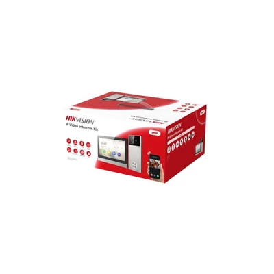HIKVISION DS-KIS613-S Egylakásos IP video-kaputelefon szett;DS-KH8380-WTE1+DS-KV6114-MWBE1+DS-KABV61