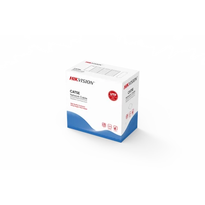 HIKVISION DS-1LN5EUEC0 grey 305m Kábel, Hálózati kábel, UTP CAT 5e, 305 méter