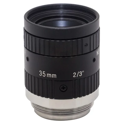 HIKROBOT MVL-MF3518M-5MPE Objektív; 35 mm fix fókusztávolság; 5 MP; F1.8-F16; 2/3"; C-menet