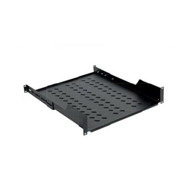 LEGRAND E4S1U42SS Rackszekrény polc - 1U-19", 4 ponton rögzíthető, kihúzható