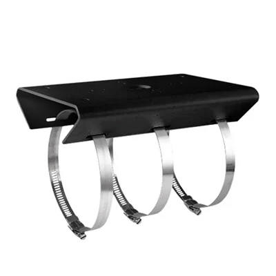 HIKVISION DS-1275ZJ-SUS-B Oszlopkonzol; kamerákhoz és fali tartókhoz; fekete; 67-127 mm átmérőhöz