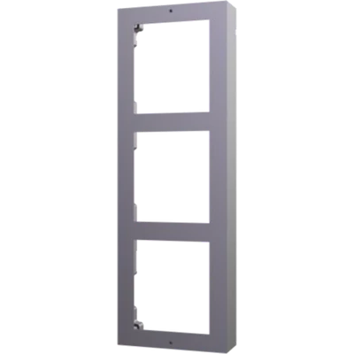 HIKVISION DS-KD-ACW3 Társasházi IP video-kaputelefon szerelőkeret felületre; 3 modulos verzió