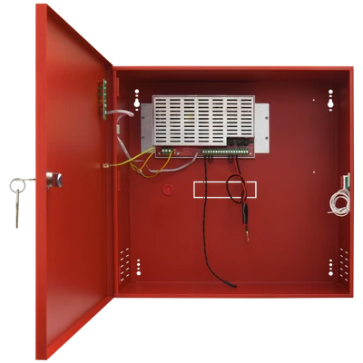 PULSAR EN54C-3A28 Szünetmentesíthető tápegység tűz- és füstjelző rendszerekhez; 27,6V / 3A / 2x28Ah; IP30