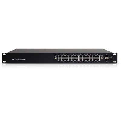 UBIQUITI ES-24-250W SFP ports Switching capacity: 52 Gbps Maximum power consumption: 250W Su