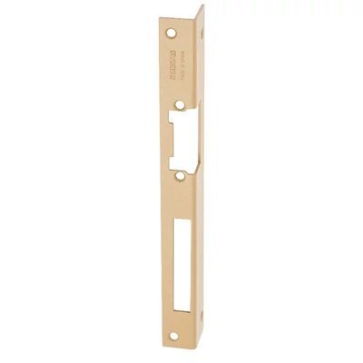 DORCAS D-F101-L-BN Hosszú zárpajzs fa ajtókra; balos; barna