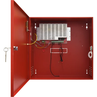 PULSAR EN54C-5A28 Szünetmentesíthető tápegység tűz- és füstjelző rendszerekhez; 27,6V / 5A / 2x28Ah; IP30