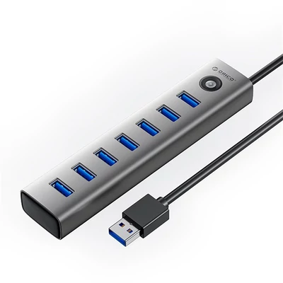 ORICO ORICO-CL7U-U3-10-GY-BP USB3.0 Hub - CL7U-U3-10-GY