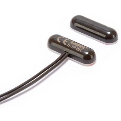 SATEL B-1P BR Mini ragasztható mágneses nyitásérzékelő; középső kábelkivezetés; barna