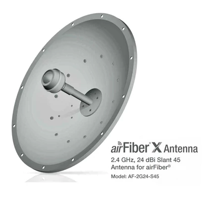 UBIQUITI AF-2G24-S45 airFiber Dish 24dBi, 2,4GHz, Slant 45