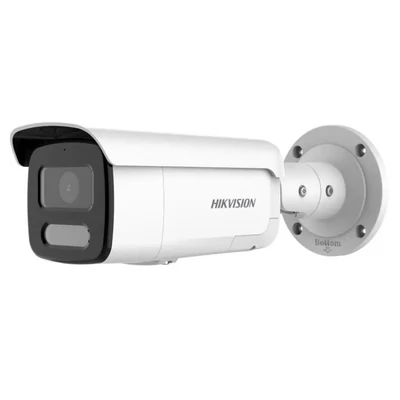 HIKVISION DS-2CD2T47G2H-LISU/SL(4mm)(eF) 4 MP WDR fix ColorVu IP csőkamera; IR/láthatófény; fény- és