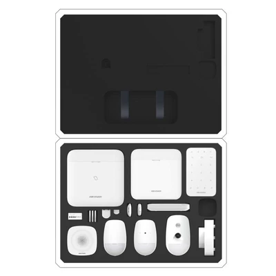 HIKVISION DS-PWA96-DB-WE Bemutató bőrönd AX Pro PWA96 központtal és vezeték nélküli érzékelőkkel