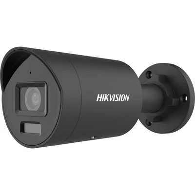 HIKVISION DS-2CD2067G2H-LIU(2.8mm)(eF)/BLACK IP Csőkamera, 6MP, Fix objektív, 40m IR és fehér LED me