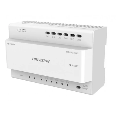 HIKVISION DS-KAD706-S Disztribútor soroló egység 2 vezetékes IP kaputelefonhoz