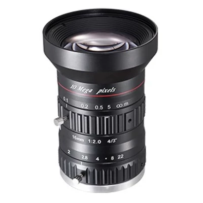 HIKROBOT SA1620M-10MP Objektív; 16 mm fix fókusztávolság; 10 MP; F2.0-F22; 4/3"; C-menet