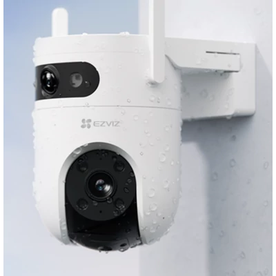 EZVIZ CS-H9c(3MP+3MP) IP, PT dual kamera, 2K, Wifi, Mikrofon/audió, microSD foglalat, IR 30m