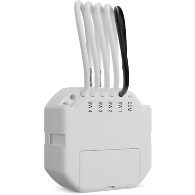 SATEL ATX-200 ABAX2 vezeték nélküli kapcsoló vezérlő; 4 vezérlő bemenet