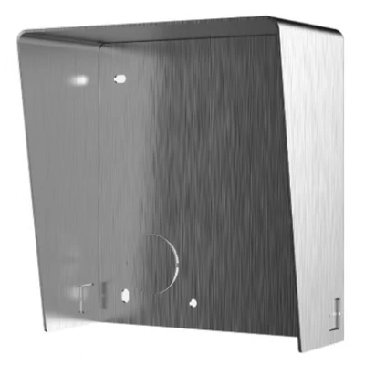 HIKVISION DS-KABD8003-RS1/S Társasházi IP video-kaputelefon esővédő keret; 1 modulos verzió; rozsdam