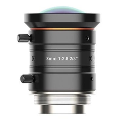 HIKROBOT MVL-MF0828M-8MP Objektív; 8 mm fix fókusztávolság; 8 MP; F2.8-F16; 2/3"; C-menet