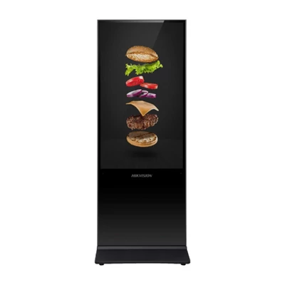 HIKVISION DS-D6055UL-B/S 55" digitális, álló információs kijelző; 4K; 2GB RAM; 16GB tárhely; Android 8.1