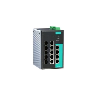 MOXA EDS-G509-T Managed full Gigabit Ethernet switch with 4 10/100/1000BaseT ports, and 5 combo 10/1