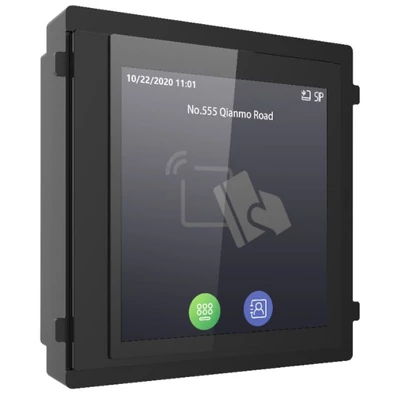 HIKVISION DS-KD-TDM Társasházi IP video-kaputelefon kültéri érintőképernyő modulegység