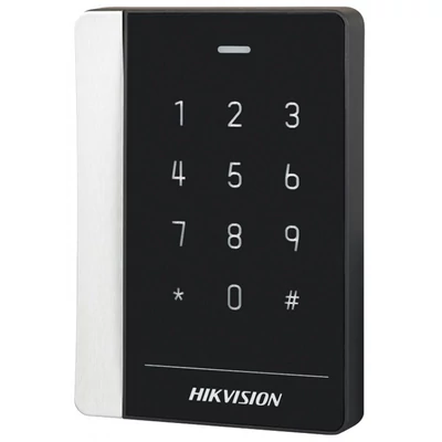 HIKVISION DS-K1102AMK Kártyaolvasó 13.56 MHz ; RS485 és Wiegand kimenet; billentyűzettel