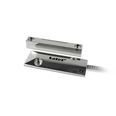 SATEL B-4M Mágneses nyitásérzékelő; garázskapukhoz; felületre szerelhető; fém burkolattal