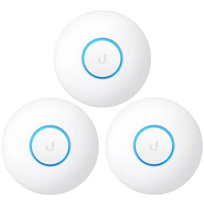 UBIQUITI UAP-NanoHD-3 Compact UniFi Wave2 AC AP, PoE Not Included, 3 pack