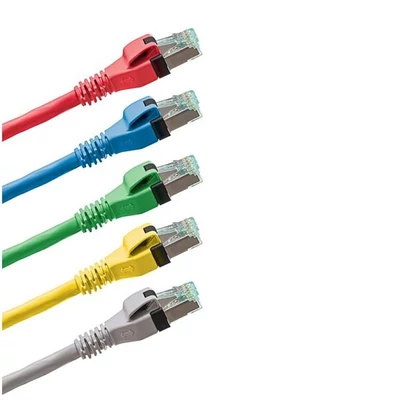 KELINE KEL-C6A-P-030 Kategória 6A, 10Giga patch kábel STP, 3m, LSOH halogénmentés, szürke