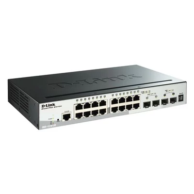 D-LINK DGS-1510-20 20-Port Gigabit Stackable SmartPro Switch including 2 SFP ports and 2 x 10G SFP+