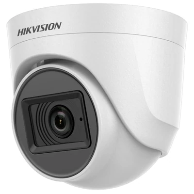 HIKVISION DS-2CE76H0T-ITPFS(2.8mm) Analóg HD, Turret kamera, 5 MP, Fix objektív, Value, műanyag, 4 in 1, mikrofon, EXIR 20m