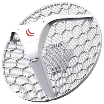 MIKROTIK LHG 2 RBLHG-2nD with 18dBi 2.4GHz antenna, Dual Chain 802.11bgn wireless, 650MHz CPU, 64MB