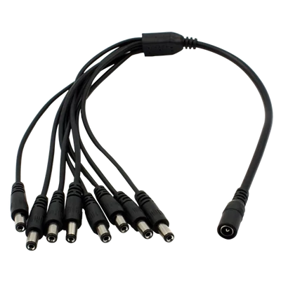 WALISEC PSC1-8 DC csatlakozó elosztó 1x aljzat, 8x dugó