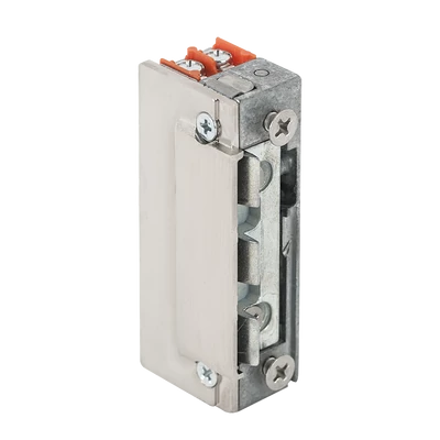 DORCAS D-99-1-N512F-TOP-DOUBLE Szimmetrikus, alacsony elektromos zárfogadó; 12 VDC; fordított működésű; dupla nyelvkivezető