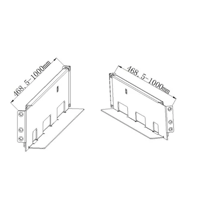 HIKVISION R Series UPS Rack Slide 4-post UPS rack sín R szériához