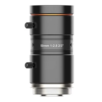 HIKROBOT MVL-MF5028M-8MP Objektív; 50 mm fix fókusztávolság; 8 MP; F2.8-F16; 2/3"; C-menet