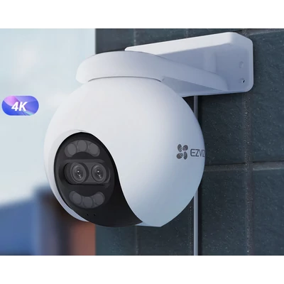EZVIZ CS-H80x(8MP+2MP,4mm) IP, PT kamera, 8MP, Wifi, Kétirányú audió, SD foglalat, IR-Fehér LED 30m