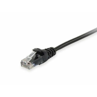 EQUIP EQUIP625457 UTP patch kábel; cat6; fekete; 0,5 m