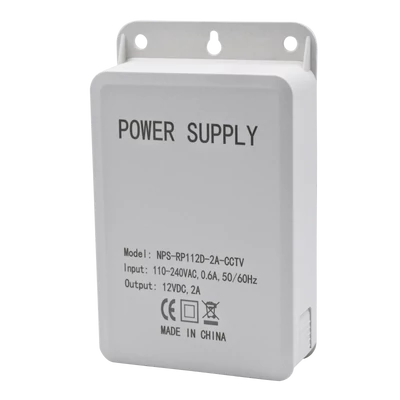 NESTRON NPS-RP112D-2A-CCTV Falra szerelhető CCTV tápegység 12 VDC/2 A