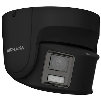 HIKVISION DS-2CD2387G2P-LSU/SL(4mm)(C)/BLACK IP, Panoráma Dóm, 8MP, Fix obj., Fehér LED 30m, SD fogl